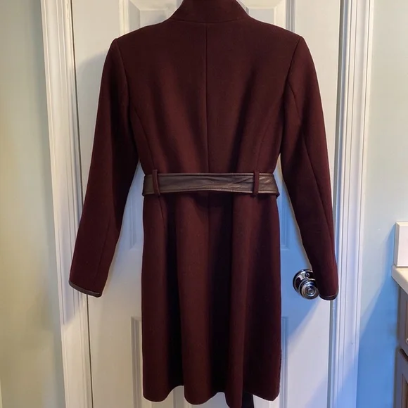 Vince Camuto Belted Wool Trenchcoat - Picture 11 of 15